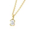Material: gelbgold – Anhänger Solitaire