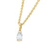 Material: gelbgold – Anhänger Solitaire