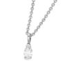 Material: weissgold – Anhänger Solitaire