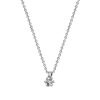 Material: weissgold – Collier Solitaire