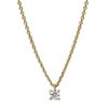 Material: gelbgold – Collier Solitaire