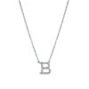Material: weissgold – Collier Buchstabe