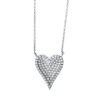 Material: weissgold – Collier Herz