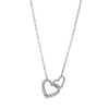 Material: weissgold – Collier Herz