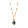 Material: rotgold – Collier Farbstein Classic
