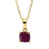 Material: gelbgold – Collier Farbstein Classic