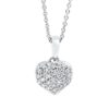 Material: weissgold – Collier Herz