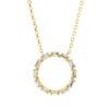 Material: gelbgold – Collier Baguette