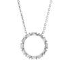 Material: weissgold – Collier Baguette