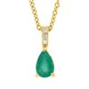 Material: gelbgold – Collier Farbstein Classic