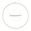 Material: gelbgold – Collier Tennisarmband