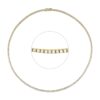 Material: gelbgold – Collier Tenniscollier