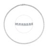 Material: weissgold – Collier Tenniscollier