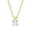 Material: gelbgold – Collier Solitaire