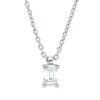 Material: weissgold – Collier Solitaire