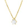 Material: gelbgold – Collier Solitaire