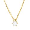 Material: gelbgold – Collier Solitaire