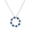 Material: weissgold – Collier Farbstein Classic