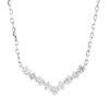 Material: weissgold – Collier Modern Woman