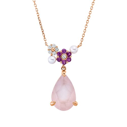 Collier Farbstein Fashion