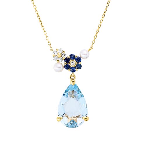 Collier Farbstein Fashion