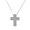 Material: weissgold – Collier Kreuz