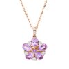 Material: rotgold – Collier Farbstein Classic