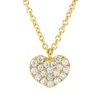 Material: gelbgold – Collier Herz