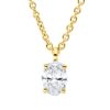 Material: gelbgold – Collier Solitaire