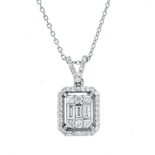 Collier Baguette Illusion