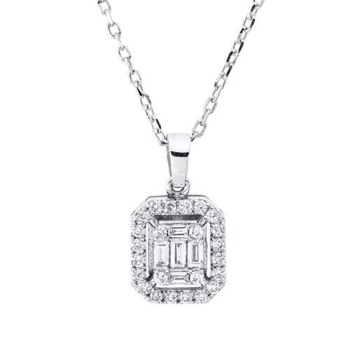 Collier Baguette Illusion