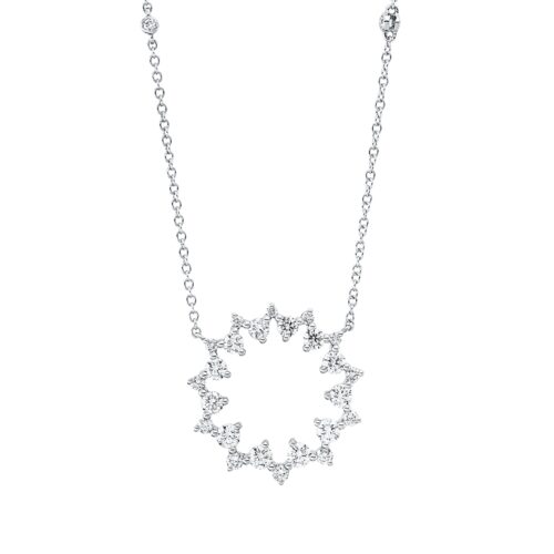 Collier Mehrfachsteinbesatz