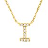 Material: gelbgold – Collier Buchstabe