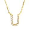 Material: gelbgold – Collier Buchstabe