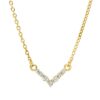 Material: gelbgold – Collier Modern Woman