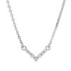 Material: weissgold – Collier Modern Woman