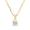 Material: gelbgold – Collier Solitaire
