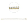 Material: gelbgold-weissgold – Armband Tennisarmband