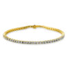 Material: gelbgold-weissgold – Armband Tennisarmband