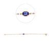 Material: rotgold – Armband Farbstein Classic