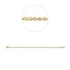 Material: gelbgold-weissgold – Armband Tennisarmband