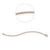 Material: rotgold-weissgold – Armband Tennisarmband