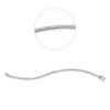 Material: weissgold – Armband Tennisarmband