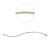 Material: gelbgold-weissgold – Armband Tennisarmband