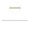 Material: rotgold-weissgold – Armband Tennisarmband