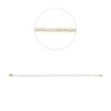Material: gelbgold – Armband Tennisarmband