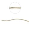 Material: gelbgold – Armband Tennisarmband