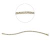 Material: gelbgold – Armband Tennisarmband