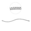 Material: weissgold – Armband Tennisarmband