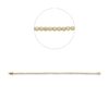 Material: gelbgold – Armband Tennisarmband